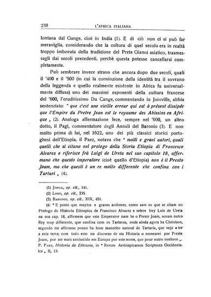 L'Africa italiana bollettino della Società africana d'Italia