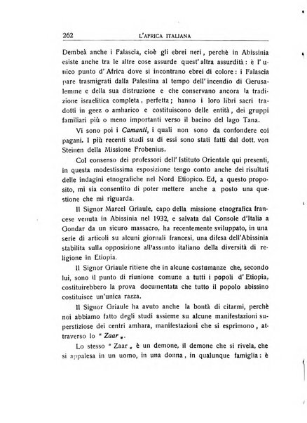 L'Africa italiana bollettino della Società africana d'Italia