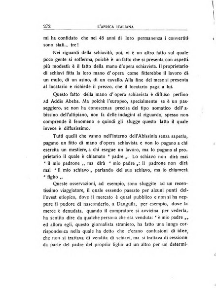 L'Africa italiana bollettino della Società africana d'Italia