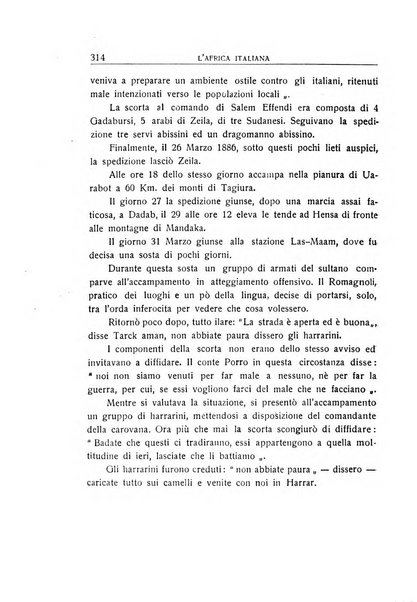 L'Africa italiana bollettino della Società africana d'Italia