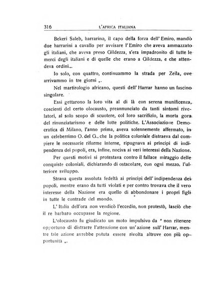 L'Africa italiana bollettino della Società africana d'Italia