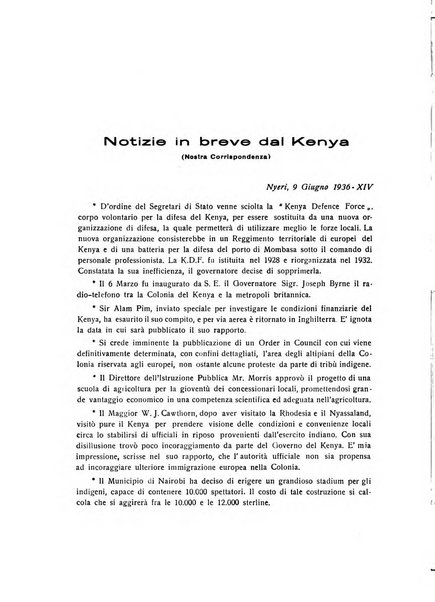 L'Africa italiana bollettino della Società africana d'Italia