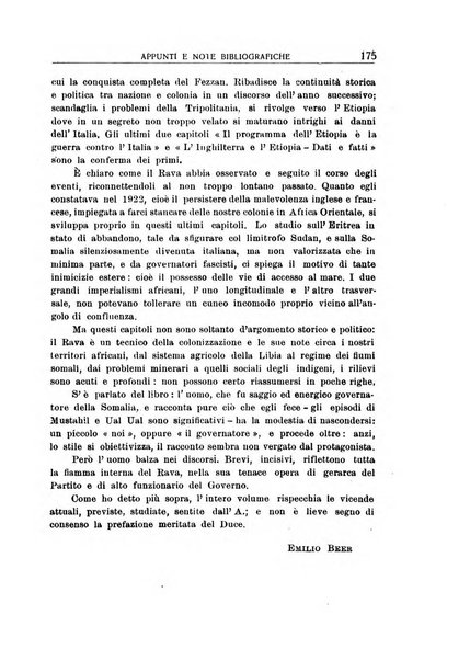 L'Africa italiana bollettino della Società africana d'Italia