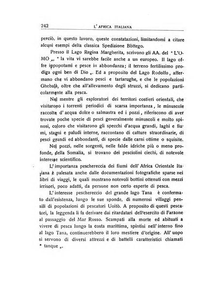 L'Africa italiana bollettino della Società africana d'Italia