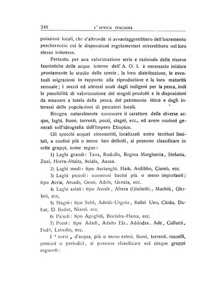 L'Africa italiana bollettino della Società africana d'Italia