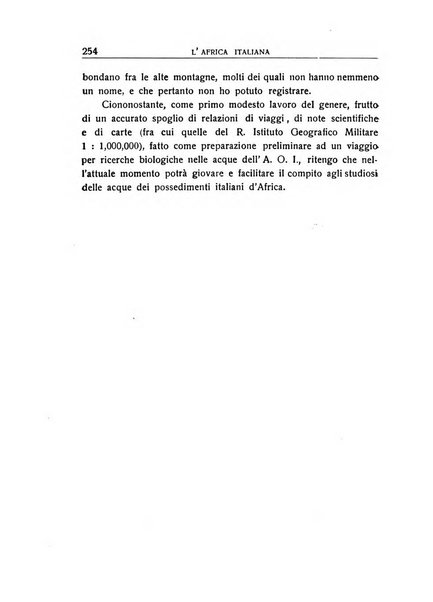 L'Africa italiana bollettino della Società africana d'Italia