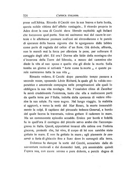 L'Africa italiana bollettino della Società africana d'Italia