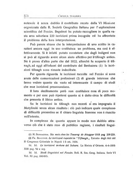 L'Africa italiana bollettino della Società africana d'Italia