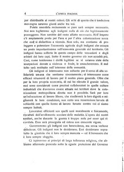 L'Africa italiana bollettino della Società africana d'Italia