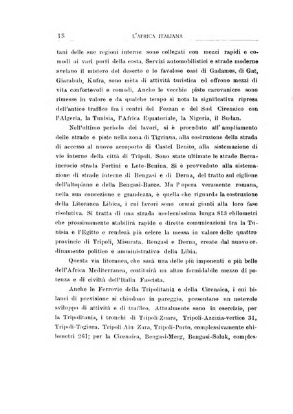 L'Africa italiana bollettino della Società africana d'Italia