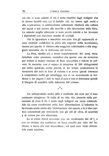 L'Africa italiana bollettino della Società africana d'Italia