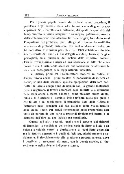 L'Africa italiana bollettino della Società africana d'Italia