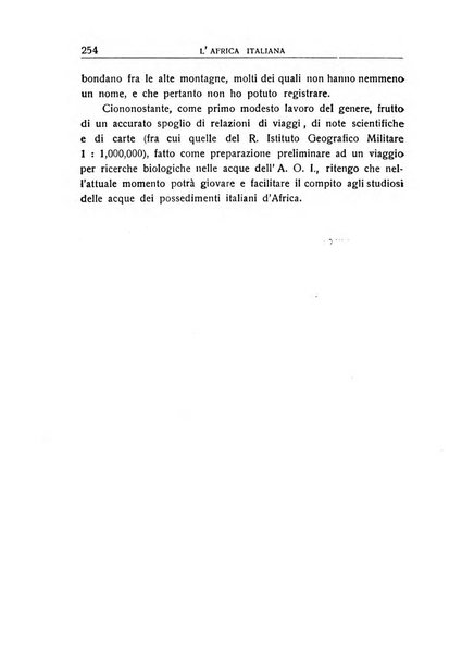 L'Africa italiana bollettino della Società africana d'Italia