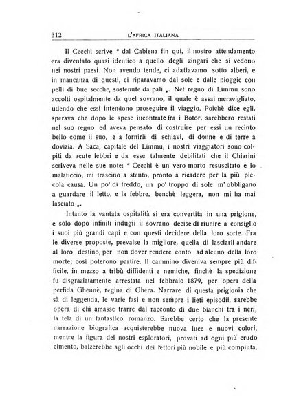 L'Africa italiana bollettino della Società africana d'Italia