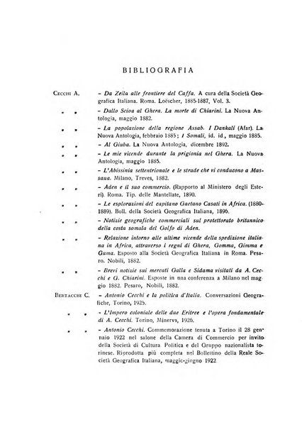 L'Africa italiana bollettino della Società africana d'Italia