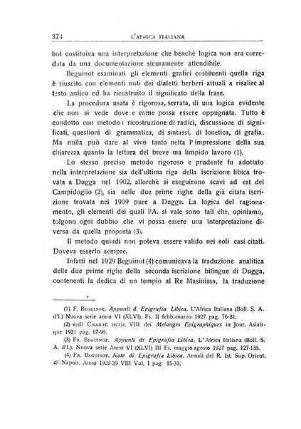 L'Africa italiana bollettino della Società africana d'Italia