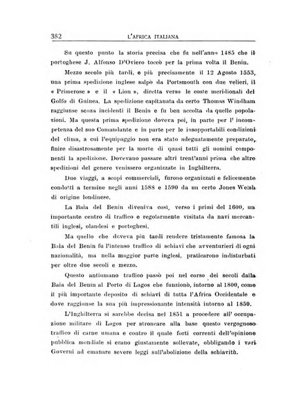 L'Africa italiana bollettino della Società africana d'Italia