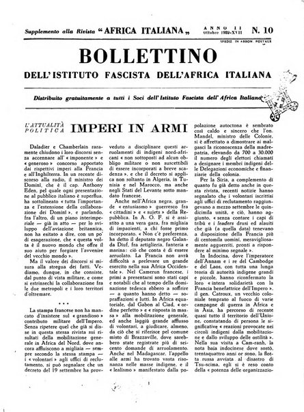 Africa italiana pubblicazione mensile dell'Istituto fascista dell'Africa italiana