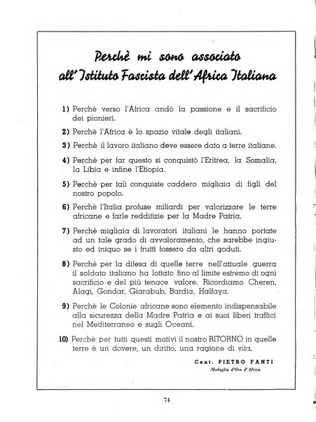 Africa italiana pubblicazione mensile dell'Istituto fascista dell'Africa italiana