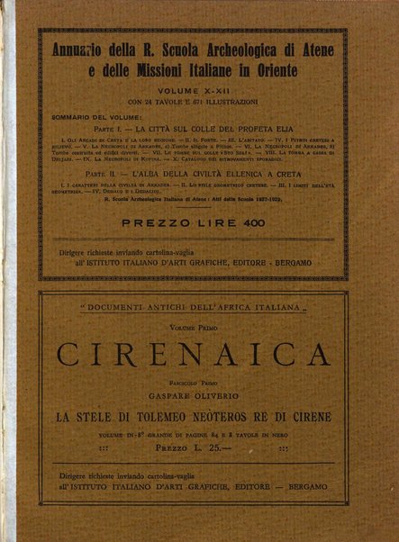 Africa italiana rivista di storia e d'arte