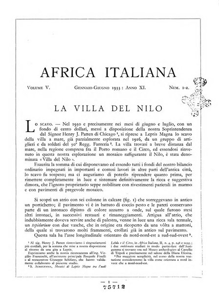 Africa italiana rivista di storia e d'arte