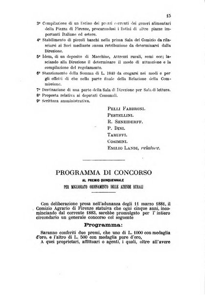 L'agricoltura pratica organo ufficiale del Comizio agrario di Firenze