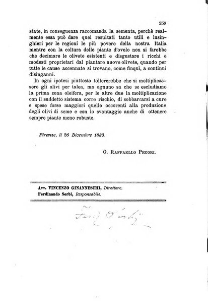 L'agricoltura pratica organo ufficiale del Comizio agrario di Firenze