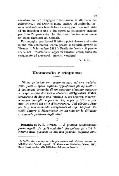 L'agricoltura pratica organo ufficiale del Comizio agrario di Firenze