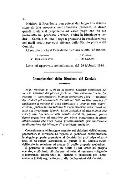 L'agricoltura pratica organo ufficiale del Comizio agrario di Firenze