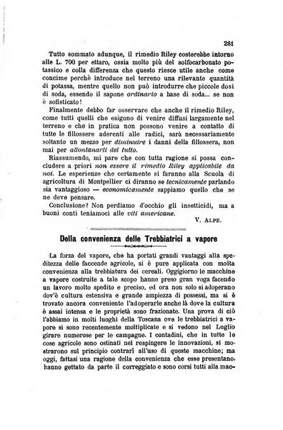 L'agricoltura pratica organo ufficiale del Comizio agrario di Firenze