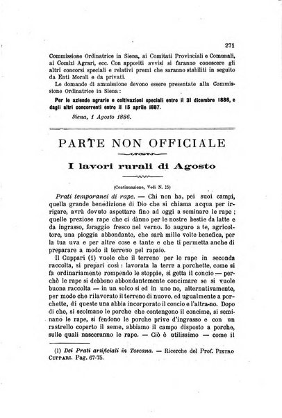 L'agricoltura pratica organo ufficiale del Comizio agrario di Firenze