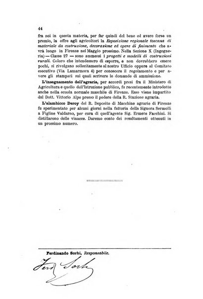 L'agricoltura pratica organo ufficiale del Comizio agrario di Firenze