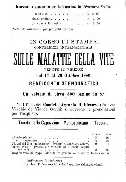 L'agricoltura pratica organo ufficiale del Comizio agrario di Firenze