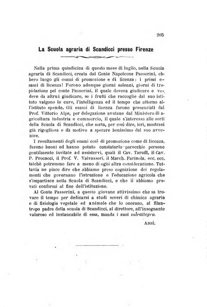 L'agricoltura pratica organo ufficiale del Comizio agrario di Firenze