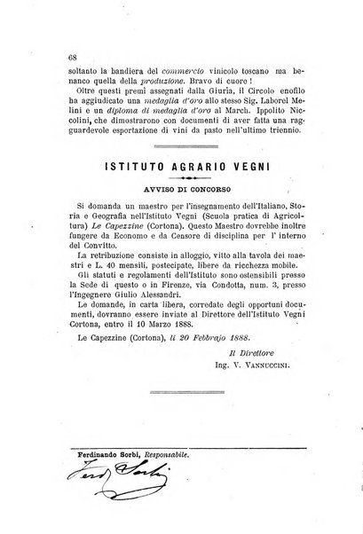 L'agricoltura pratica organo ufficiale del Comizio agrario di Firenze