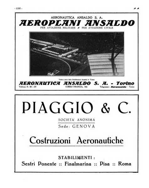 L'ala d'Italia rivista mensile di aeronautica