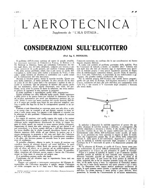 L'ala d'Italia rivista mensile di aeronautica