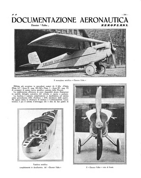 L'ala d'Italia rivista mensile di aeronautica