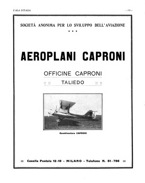 L'ala d'Italia rivista mensile di aeronautica