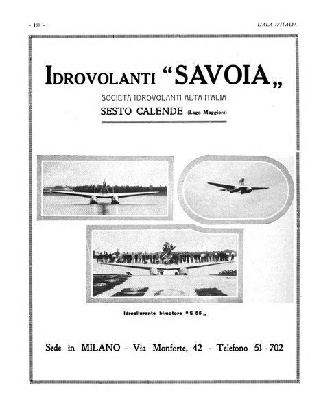 L'ala d'Italia rivista mensile di aeronautica