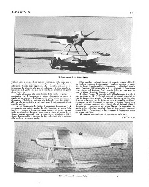 L'ala d'Italia rivista mensile di aeronautica