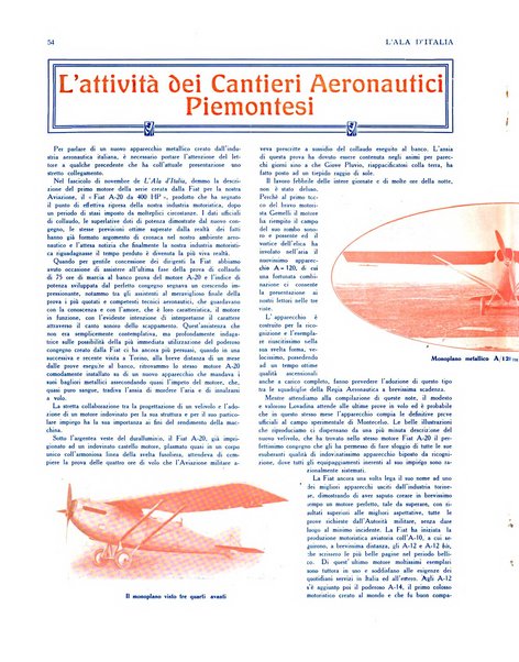 L'ala d'Italia rivista mensile di aeronautica