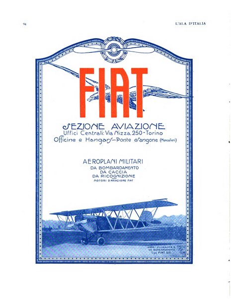 L'ala d'Italia rivista mensile di aeronautica