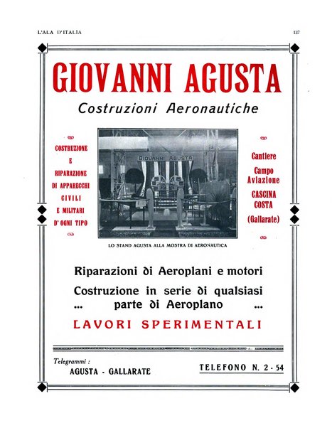 L'ala d'Italia rivista mensile di aeronautica