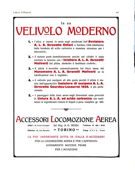 L'ala d'Italia rivista mensile di aeronautica