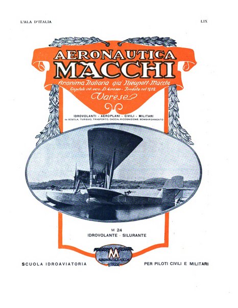 L'ala d'Italia rivista mensile di aeronautica