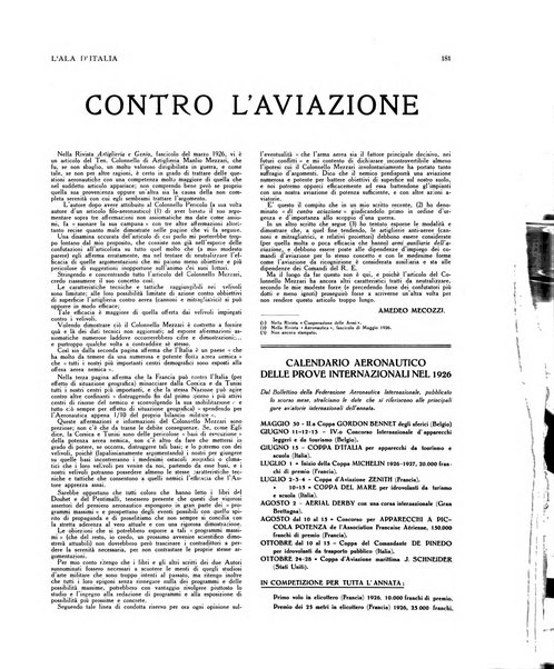 L'ala d'Italia rivista mensile di aeronautica