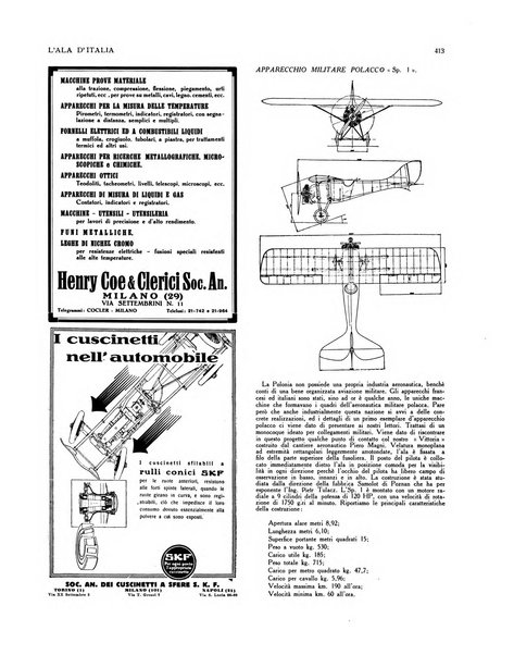 L'ala d'Italia rivista mensile di aeronautica