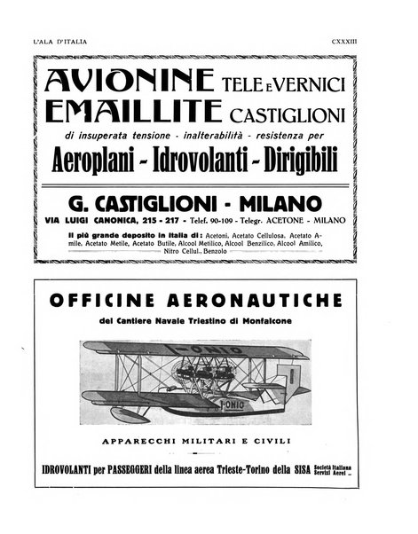 L'ala d'Italia rivista mensile di aeronautica