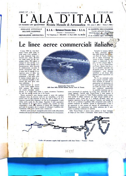 L'ala d'Italia rivista mensile di aeronautica